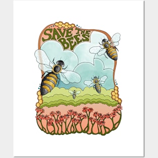 Save the Bees (please!) Posters and Art